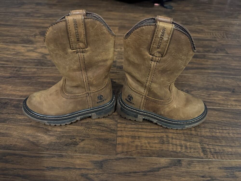 Rocky Big Kid's Original Ride FLX Waterproof Western Boot 8.5M